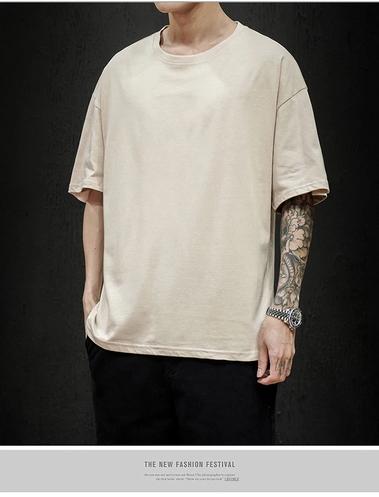 Men's Relaxed Fit Cotton Short Sleeve Tee