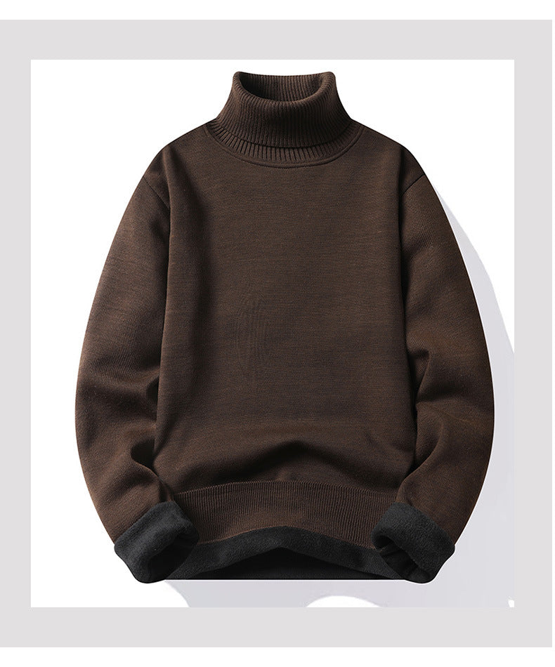 Warm Slim Fit Pullover for Autumn and Winter Casual Wear