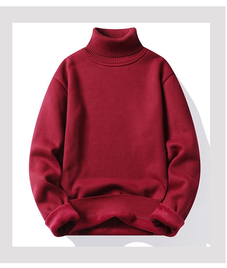 Warm Slim Fit Pullover for Autumn and Winter Casual Wear
