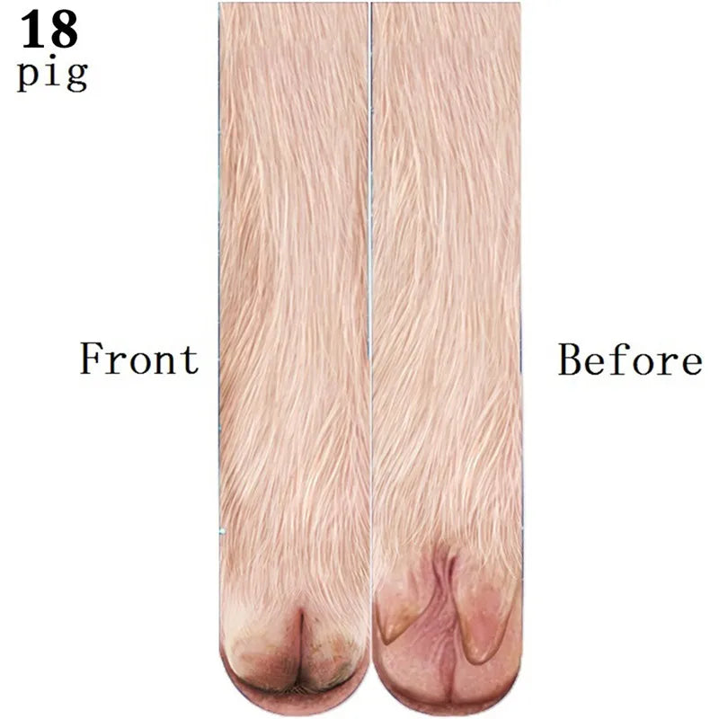 socks men and women party outdoor sports,Funny animal paw