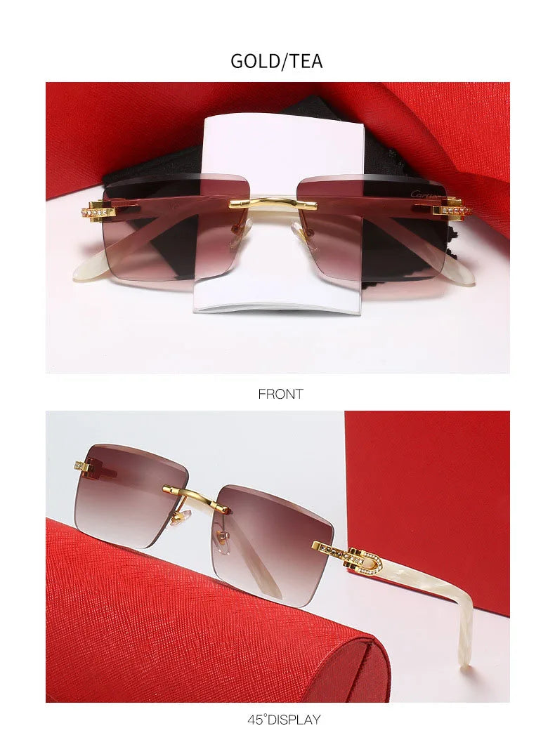Sunglasses for women and men with a unique design featuring sparkling stones for a nice style
