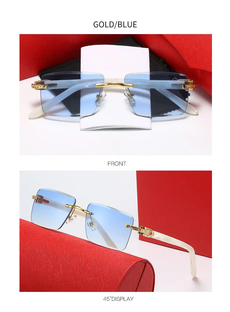 Sunglasses for women and men with a unique design featuring sparkling stones for a nice style