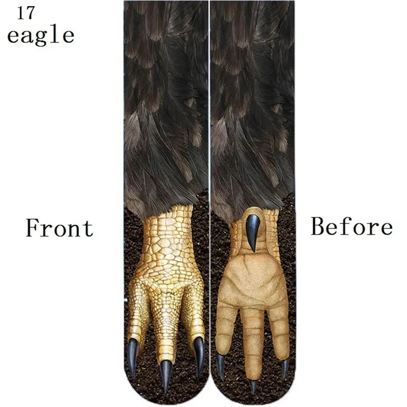 socks men and women party outdoor sports,Funny animal paw
