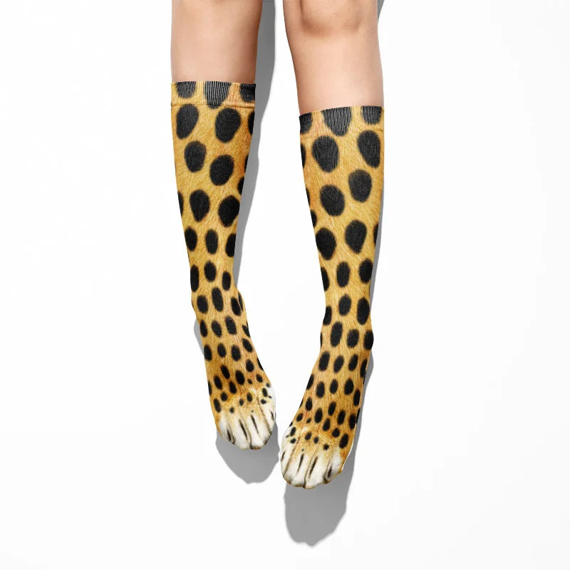 socks men and women party outdoor sports,Funny animal paw