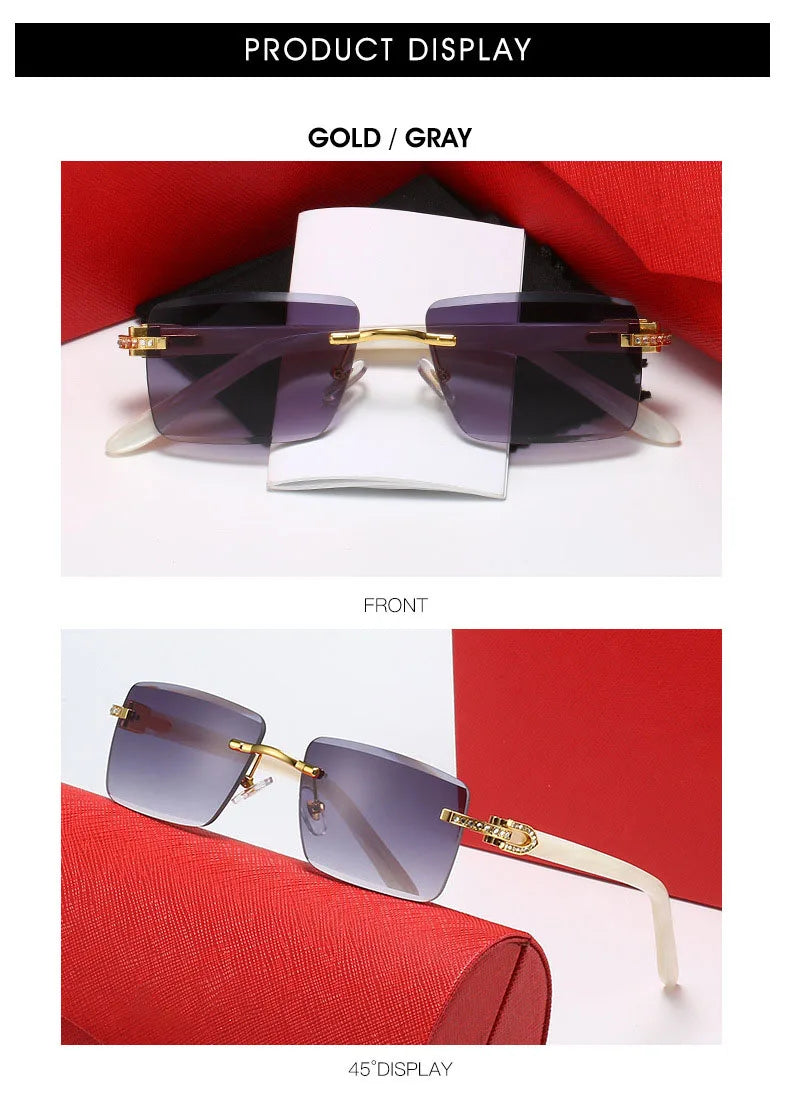 Sunglasses for women and men with a unique design featuring sparkling stones for a nice style