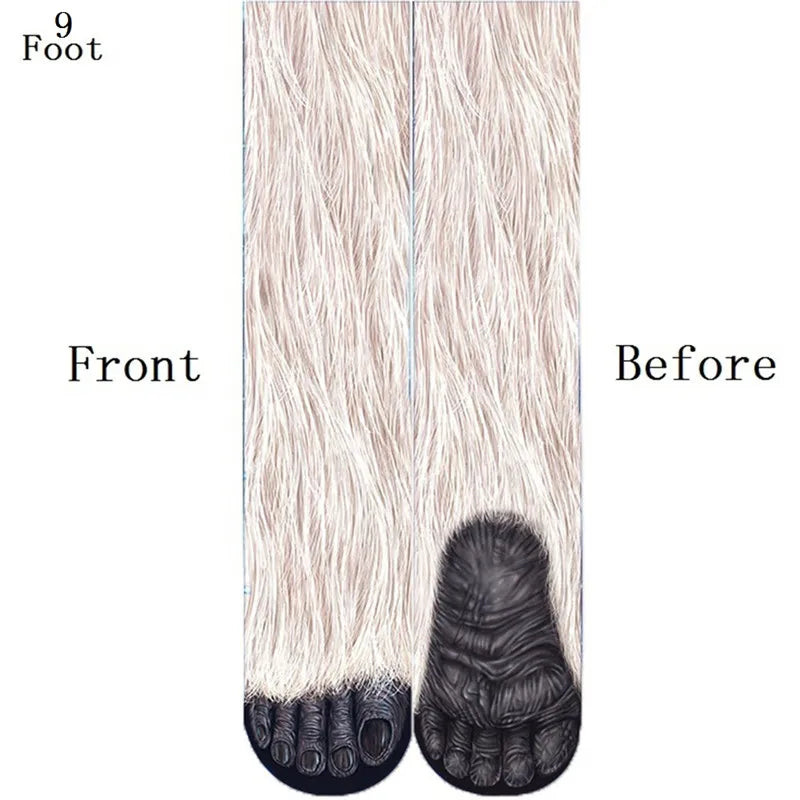 socks men and women party outdoor sports,Funny animal paw