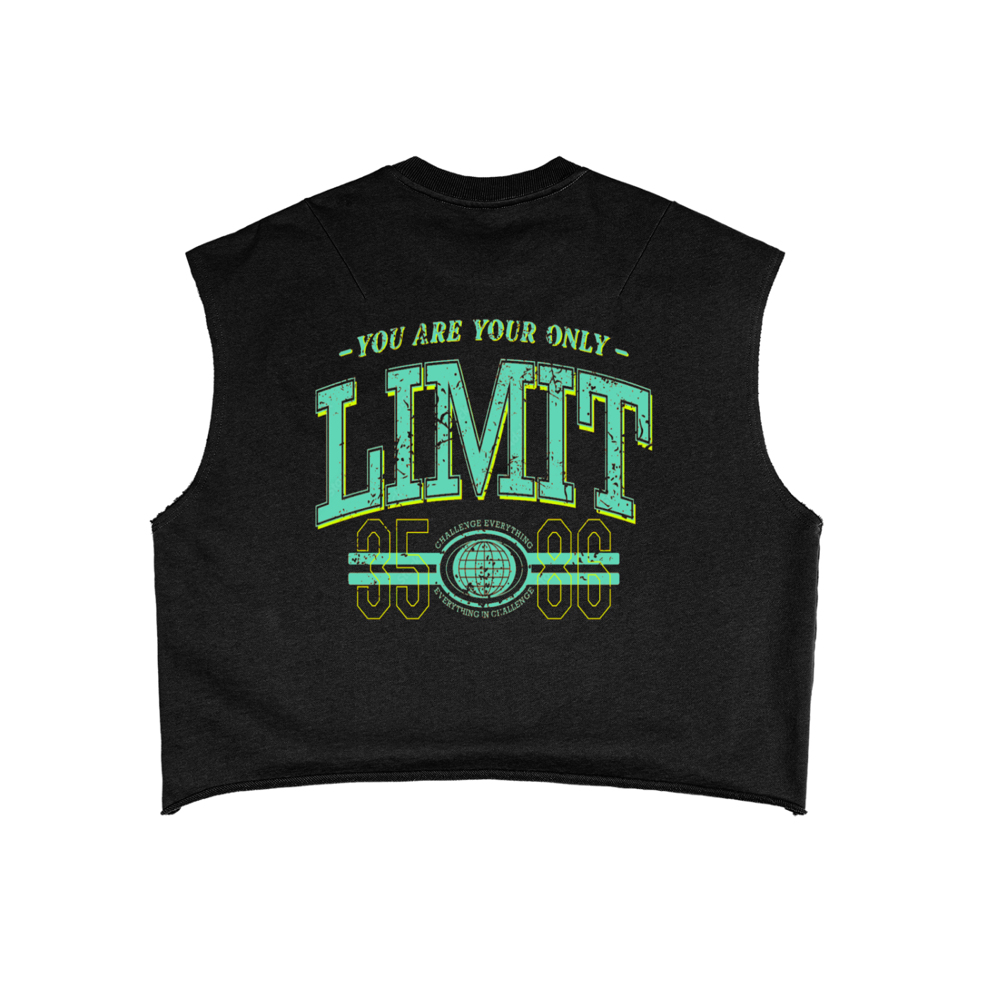 French Terry Boxy Tank Top (BACK)