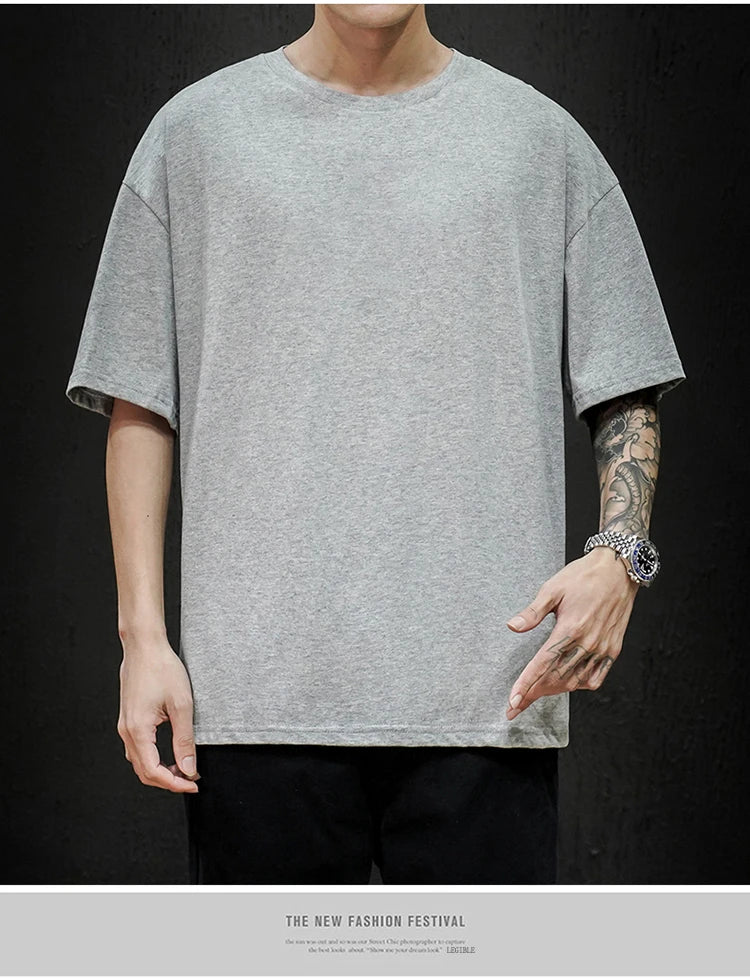 Men's Relaxed Fit Cotton Short Sleeve Tee