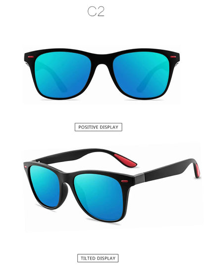 2025 Trendy Polarized Square Sunglasses for Men and Women - Retro Classic UV400 Protection Driving Glasses