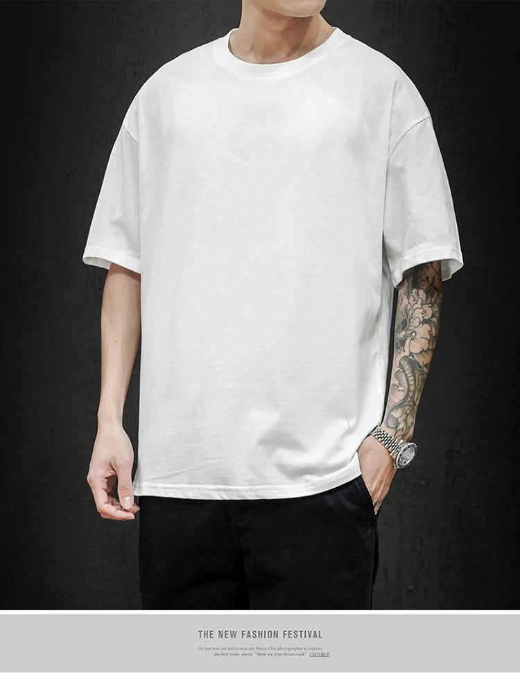 Men's Relaxed Fit Cotton Short Sleeve Tee
