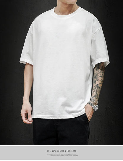 Men's Relaxed Fit Cotton Short Sleeve Tee
