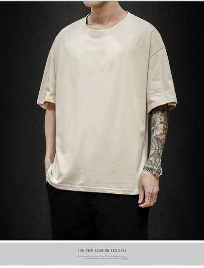 Men's Relaxed Fit Cotton Short Sleeve Tee