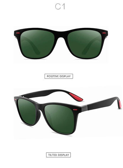 2025 Trendy Polarized Square Sunglasses for Men and Women - Retro Classic UV400 Protection Driving Glasses