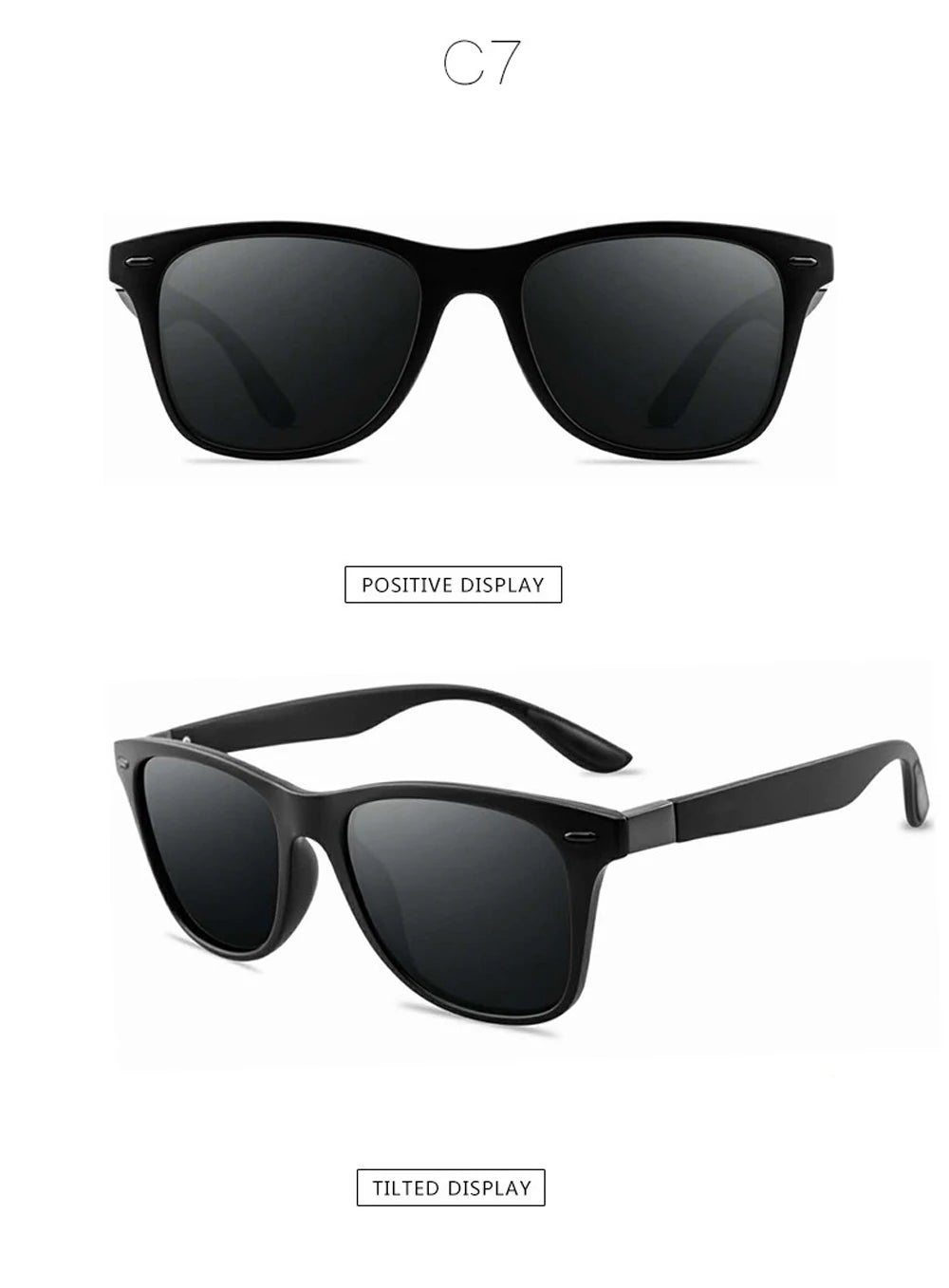 2025 Trendy Polarized Square Sunglasses for Men and Women - Retro Classic UV400 Protection Driving Glasses