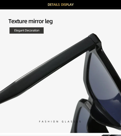 Trendy Retro Square Sunglasses for Men and Women - High-Quality