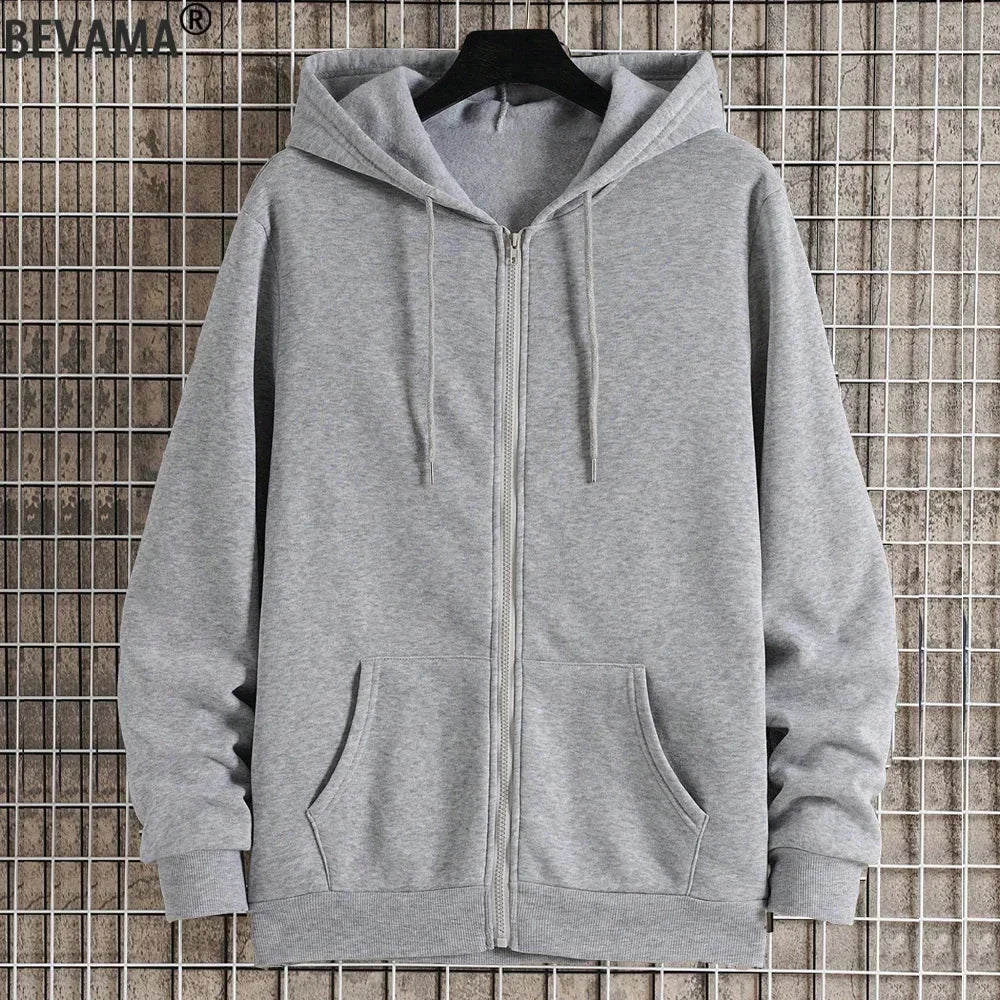 Oversized Fleece Hoodie - Casual Sweatshirt for Fall and Winter