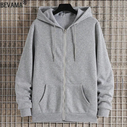 Oversized Fleece Hoodie - Casual Sweatshirt for Fall and Winter