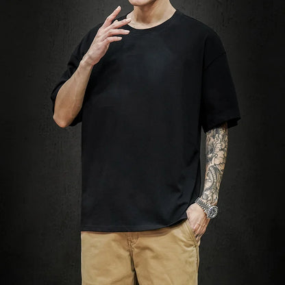 Men's Relaxed Fit Cotton Short Sleeve Tee