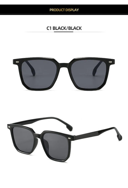Trendy Retro Square Sunglasses for Men and Women - High-Quality