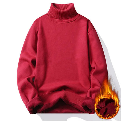 Warm Slim Fit Pullover for Autumn and Winter Casual Wear