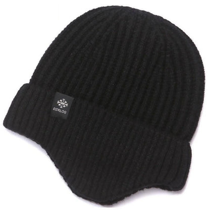 Unisex Winter Beanie Hat - Wool and Velvet Blend for Warmth, Casual Outdoor Cuff Design