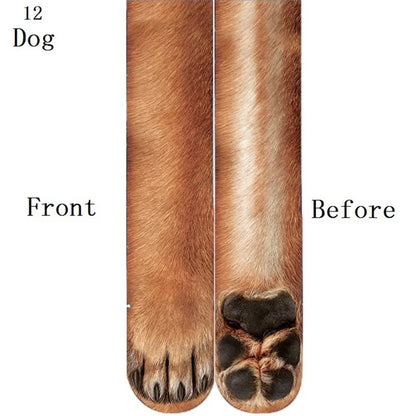 socks men and women party outdoor sports,Funny animal paw