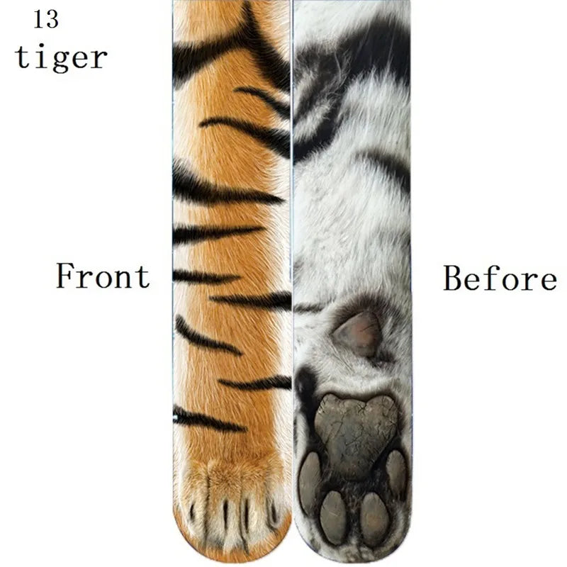 socks men and women party outdoor sports,Funny animal paw