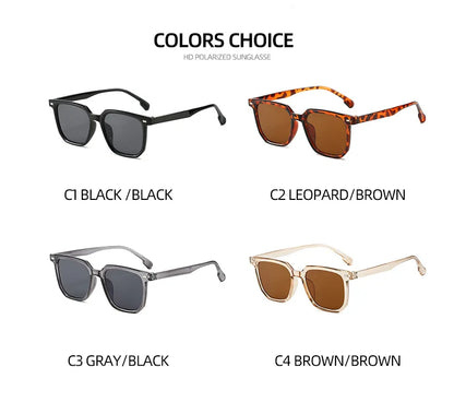 Trendy Retro Square Sunglasses for Men and Women - High-Quality