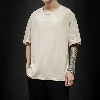Men's Relaxed Fit Cotton Short Sleeve Tee