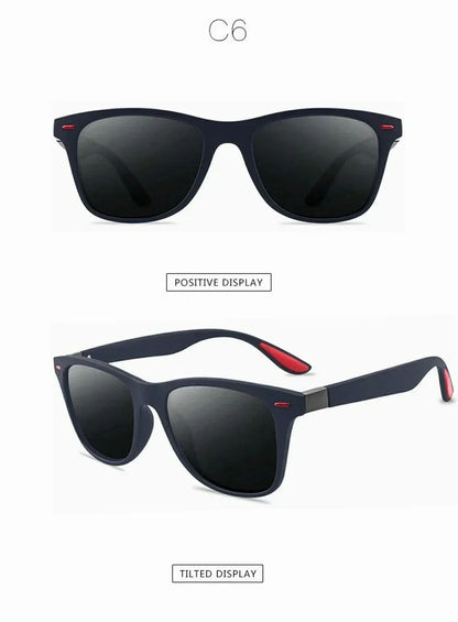 2025 Trendy Polarized Square Sunglasses for Men and Women - Retro Classic UV400 Protection Driving Glasses