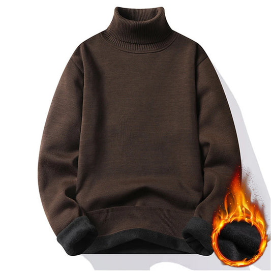 Warm Slim Fit Pullover for Autumn and Winter Casual Wear