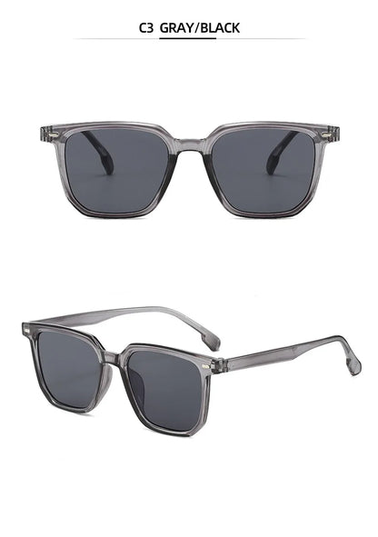 Trendy Retro Square Sunglasses for Men and Women - High-Quality