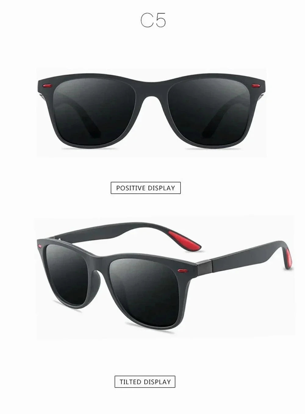2025 Trendy Polarized Square Sunglasses for Men and Women - Retro Classic UV400 Protection Driving Glasses