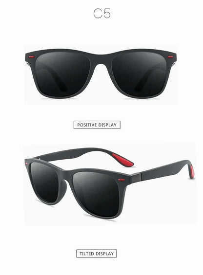 2025 Trendy Polarized Square Sunglasses for Men and Women - Retro Classic UV400 Protection Driving Glasses