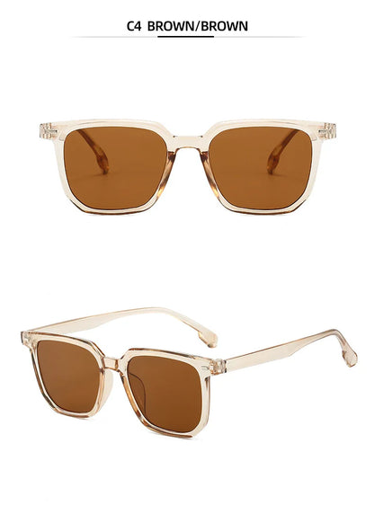 Trendy Retro Square Sunglasses for Men and Women - High-Quality