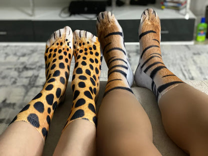 socks men and women party outdoor sports,Funny animal paw