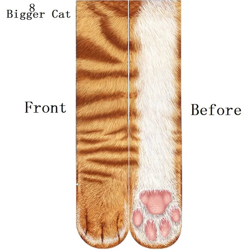 socks men and women party outdoor sports,Funny animal paw