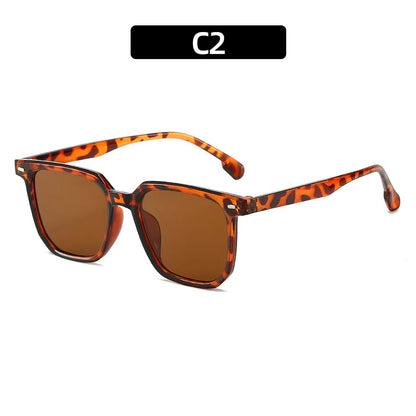 Trendy Retro Square Sunglasses for Men and Women - High-Quality