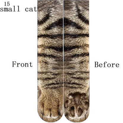 socks men and women party outdoor sports,Funny animal paw
