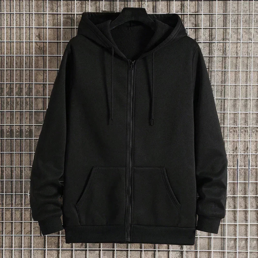 Oversized Fleece Hoodie - Casual Sweatshirt for Fall and Winter