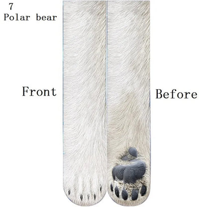 socks men and women party outdoor sports,Funny animal paw
