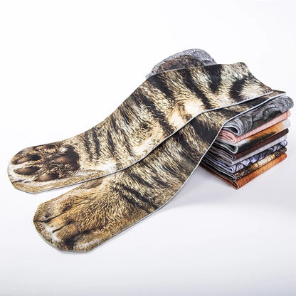 socks men and women party outdoor sports,Funny animal paw