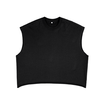 French Terry Boxy Tank Top (BACK)