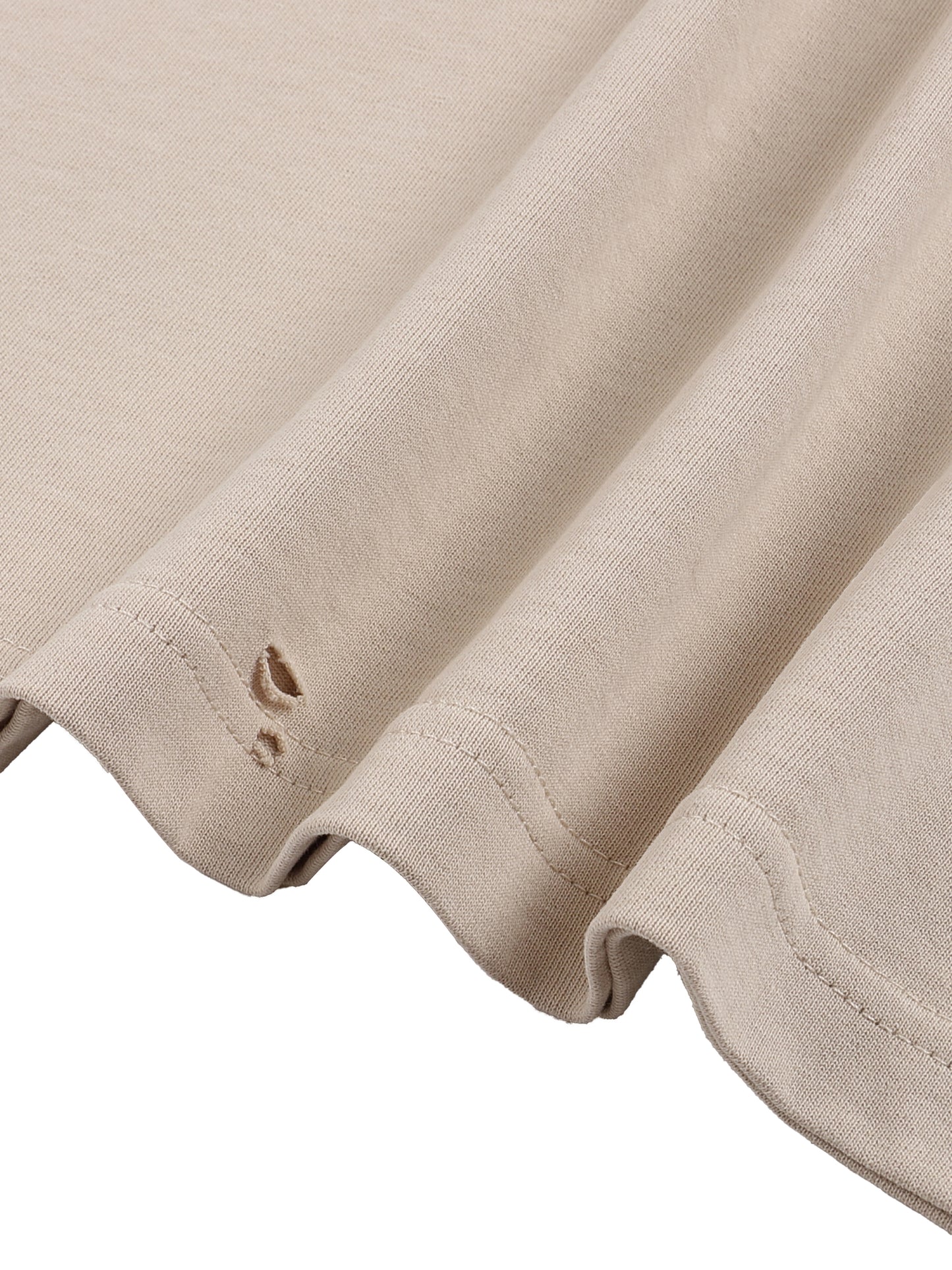 Classic Frayed Boxy Tee - 250 GSM (BACK)