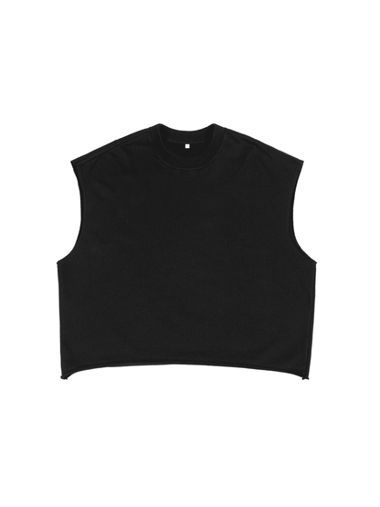French Terry Boxy Tank Top (BACK)