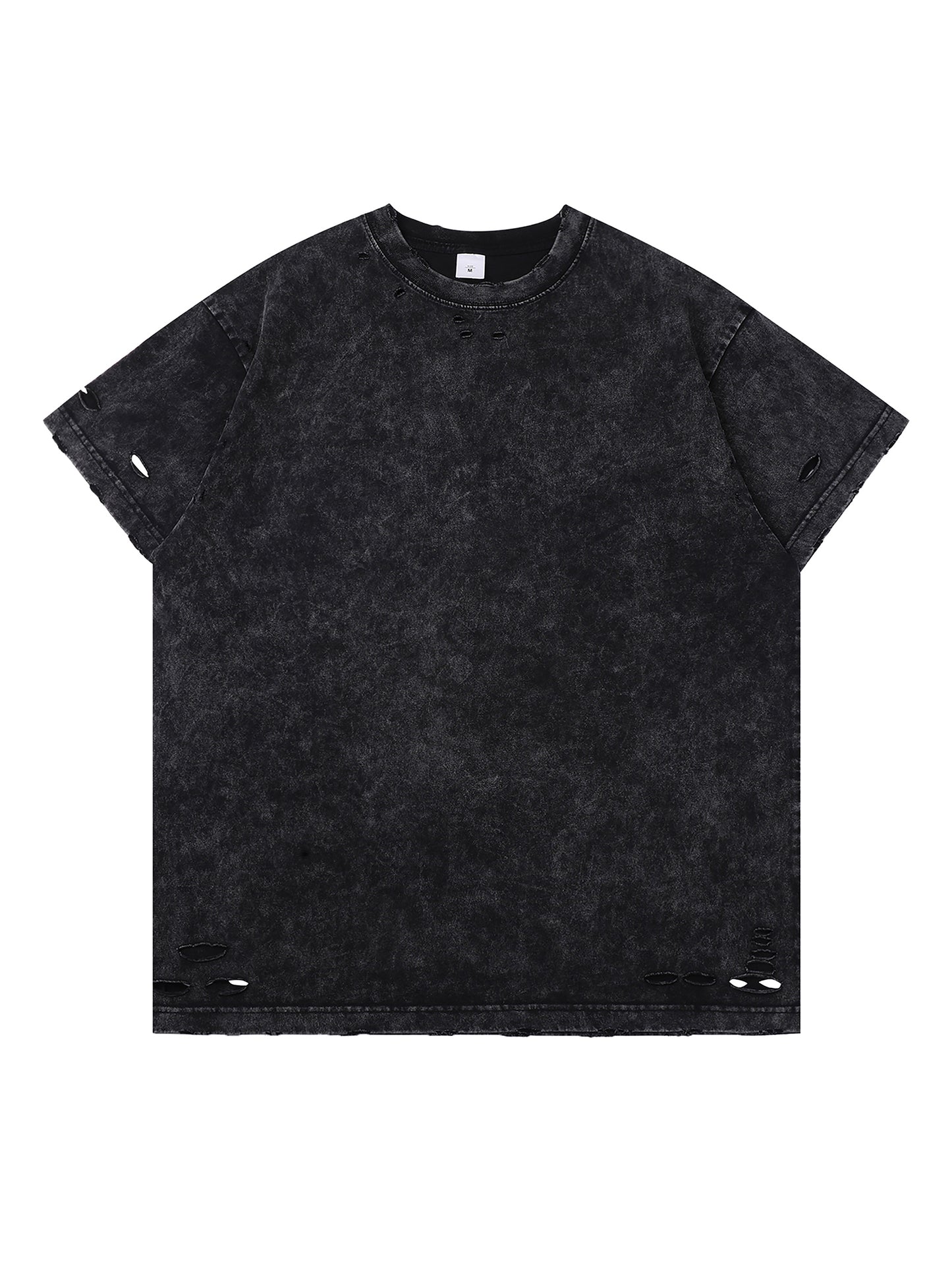 Heavyweight Snow Washed Hand-Frayed T-Shirt
