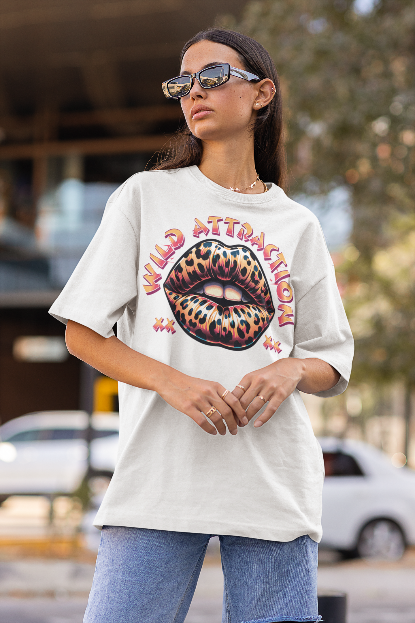 Sexy and Vibrant Unisex Oversized T-Shirt